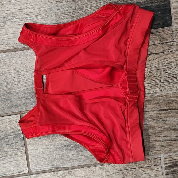 Fabletics Blare High Impact Sports Bra II Size XL Red - Picture 2 of 15
